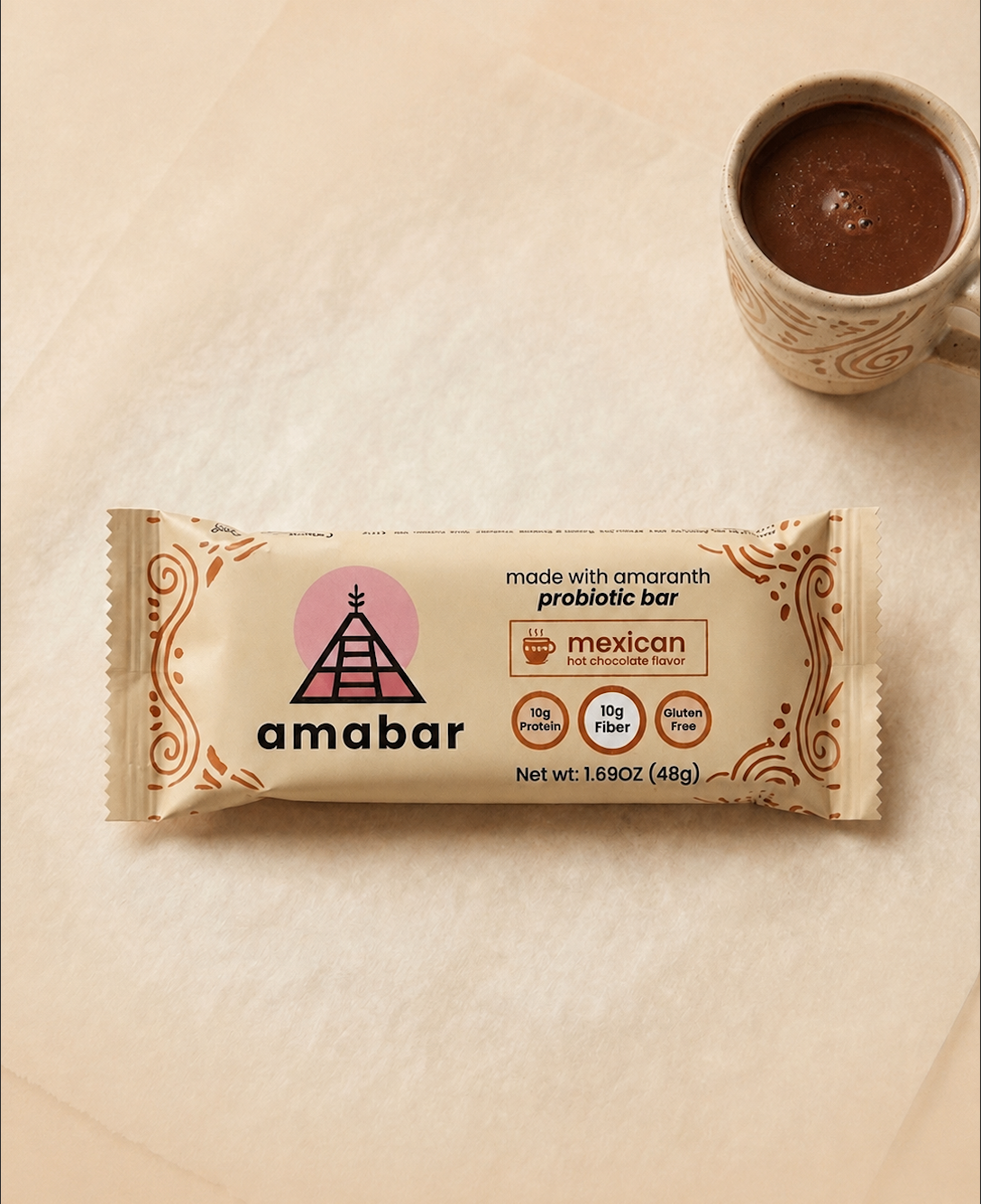 Amabar: Prebiotic Fiber Bar (Mexican Hot Chocolate)